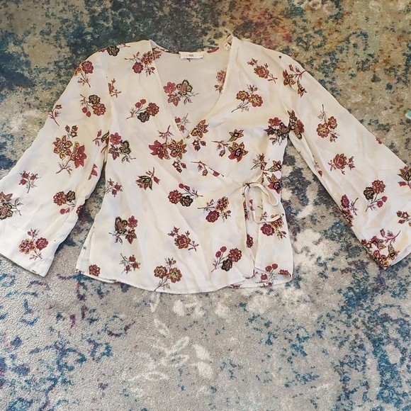 A.L.C Ray Silk Wrap Blouse- 0 - Picture 3 of 11